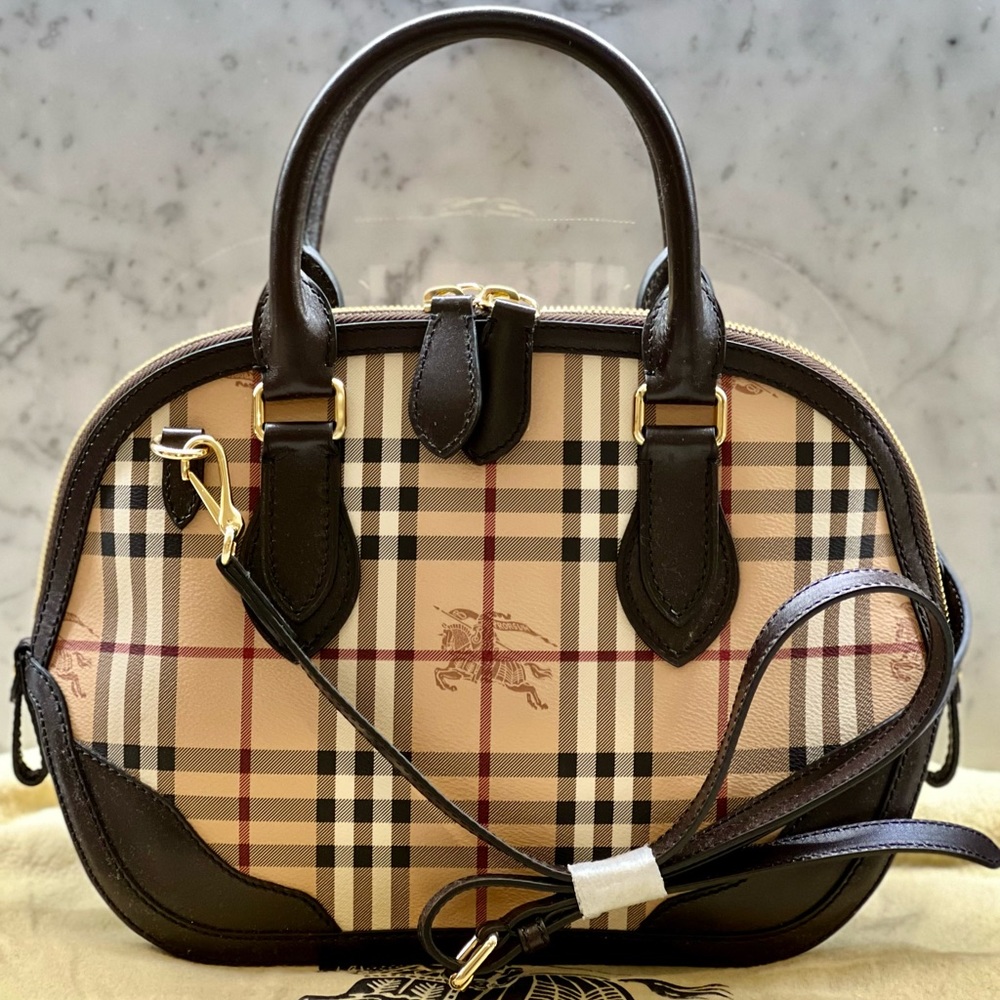 BURBERRY Check Orchard Bag